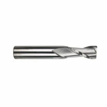 Morse End Mill, Center Cutting Regular Length Single End, Series 5959G, 9 mm Cutter Dia, 70 mm Overall Le 90212